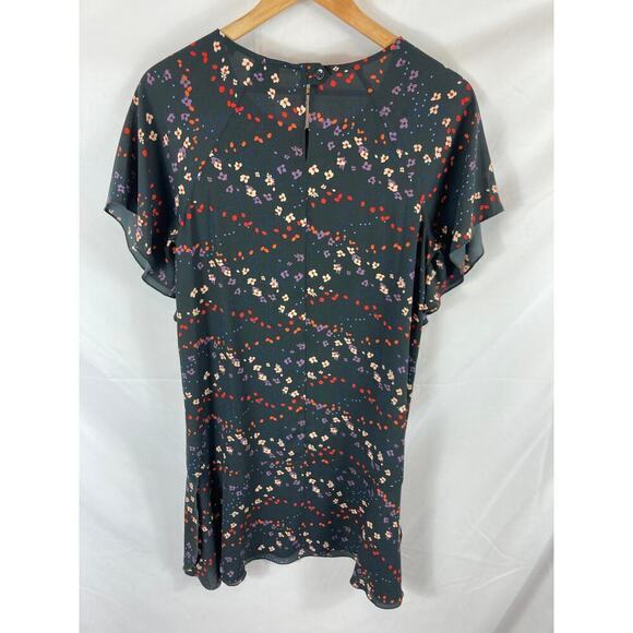 Cabi 3828 Muse Floral Print Dress Size Small Drop Waist Dress - Picture 5 of 5